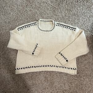 NWOT Bacio Sweater Exposed Seam
